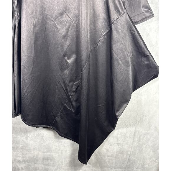 bryn Walker Black Asymmetrical Dress - Picture 4 of 9